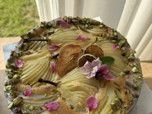 Tarta de peras & almendras