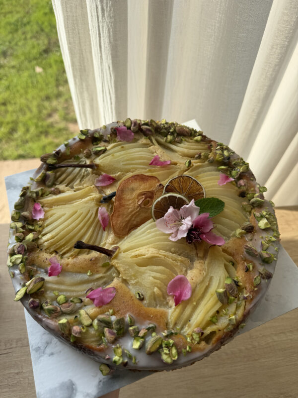 Tarta de peras & almendras